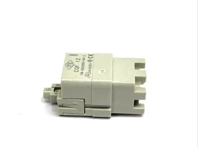 CQF 12,CQF-12 | ILME CQF 12 Female Crimp Connector Insert 12-Pole + PE 10A LOT OF 6 - New