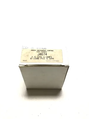 Marsh J4674 1500PSI Pressure Gauge (Lot of 2)