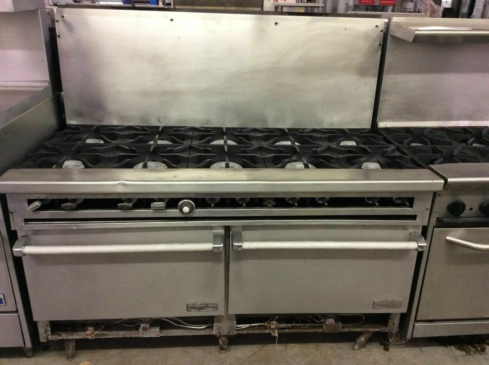 75-0239 60” Therma-Tek TMD60-10-2 Gas 10 Burner Range
