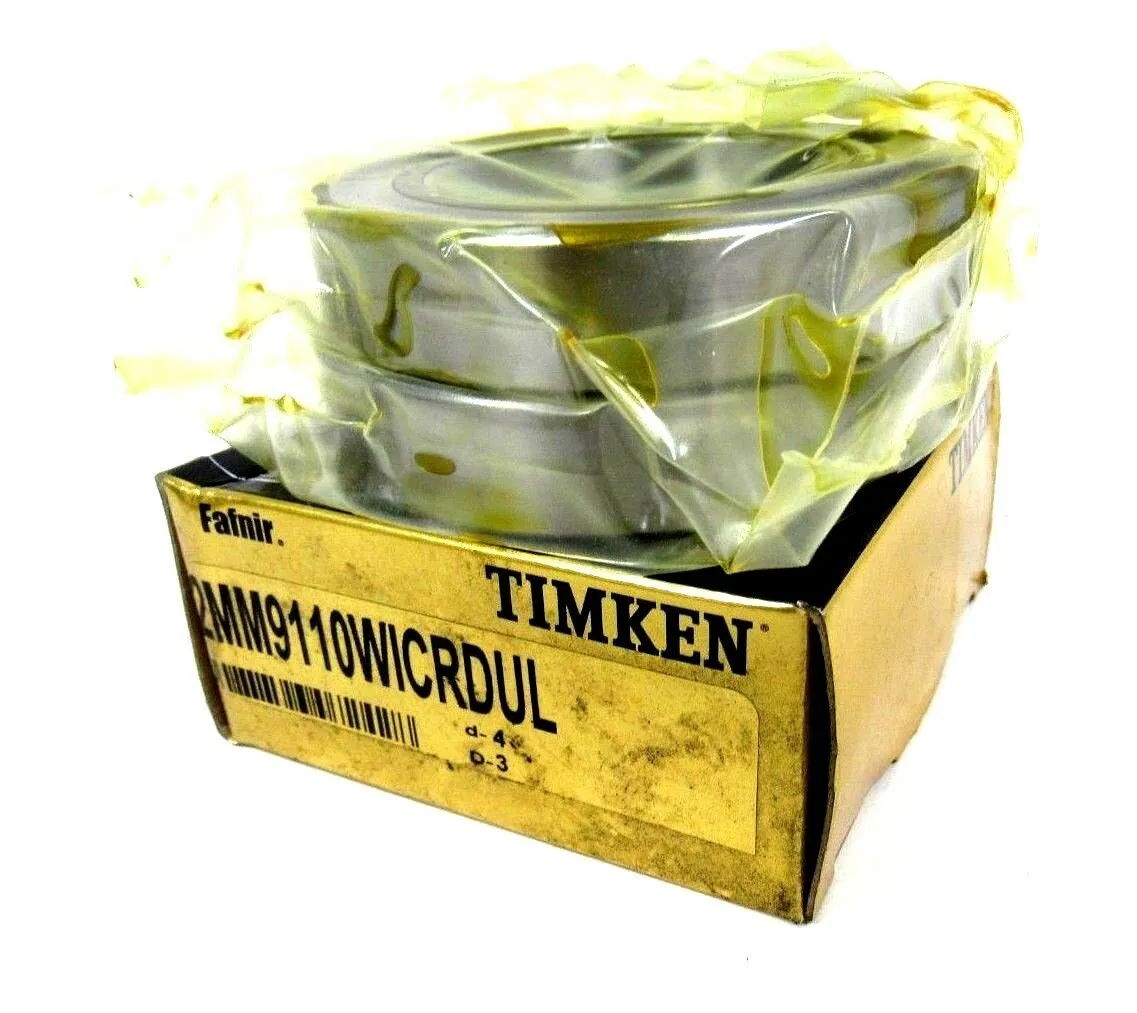 NEW TIMKEN FAFNIR 2MM9110WICRDUL SUPER PRECISION BEARING SET