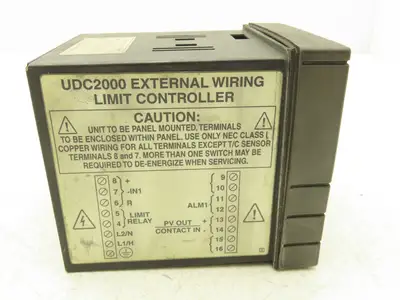 Honeywell UDC2000 Mini-Pro Temperature Controller 120VAC DC200H-0-000-10000-0