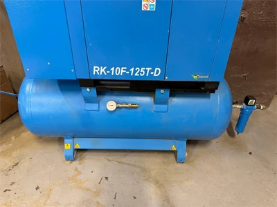 Used 2023 PNEUTECH "RK-10F-125T-D" Tank Mounted Air Compressors Illinois US | MachineryMax #1337482