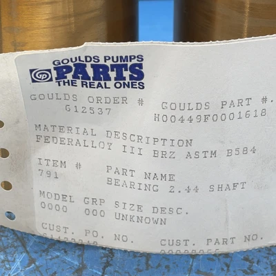 New | in-Stock Goulds H00449F0001618 Pumps Indiana US | J&J Industrial Supply #1445522