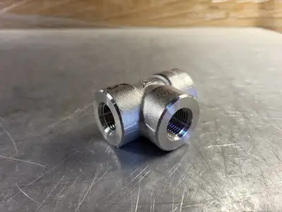 1/2" Stainless Steel Tee A/SA182 F304/F304L N2480 B16 3M