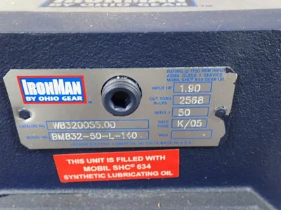 Used OHIO GEAR BM83250L140 Motors (misc) Ohio US | HGR 24 #1184277