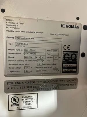 2021 HOMAG EDGETEQ S-240 Edgebander / Plaquese de Chant | KovatechCNC (14)