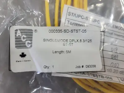5M Fiber Optic Patch Cord Cable