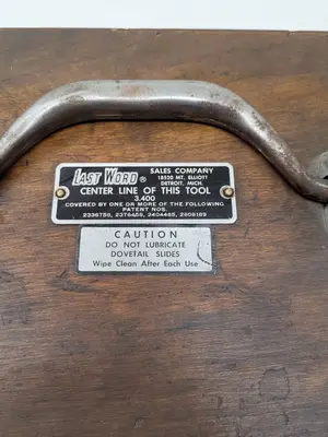 Used LAST WORD RADIUS ANGLE DRESSER Misc Industrial Equipment Kentucky US | Aucto #686946