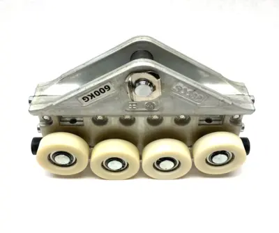 USED EEPOS ALUMINUM GAB TROLLEY HINGE ROLLER AL 600/600 600KG CAPACITY