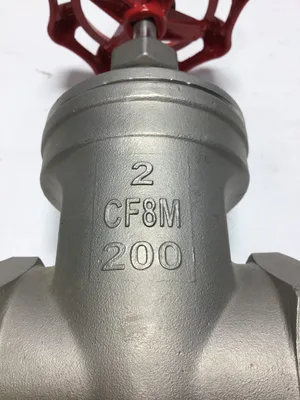 2″ Stainless Steel Gate Valve CF8M 200 PSI