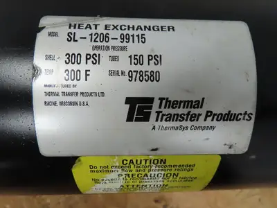 Thermal Transfer Products SL-1206-99115 Shell & Tube Heat Exchanger