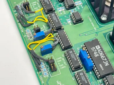 1-CD50-0094-001 PCB 1-CD50-0094-000-X1 w/ 2x AD667JN 9748 - For parts or not working