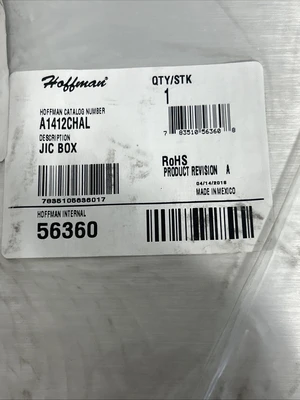 NEW Hoffman A1412CHAL