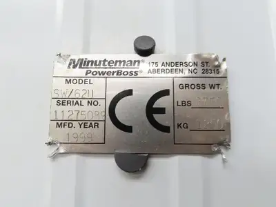 PowerBoss Minuteman SW/62U Hydraulic Manifold Four Port For Industrial Sweeper