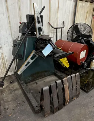 4,000 LB X 12" RAPID-AIR MODEL #RA4012 MOTORIZED COIL REEL UNCOILER : YOBRO #23930