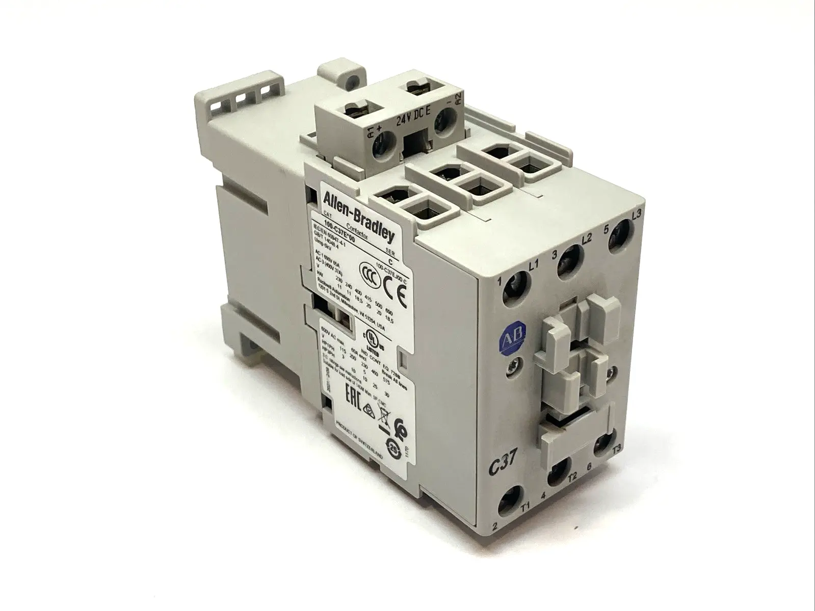 Used Allen-Bradley Ser. C Contactor 3-Pole 24VDC PLC Contactors Michigan US | Maverick Industrial Sales #1410803