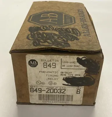 New | in-Stock ALLEN-BRADLEY 849-ZOD32 Miscellaneous Equipment (Electrical & Power) | Surplus Asset Holdings #1197269
