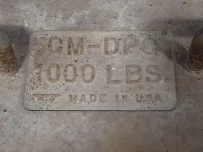 1000 Lbs Metal Counterweight - Gm-dpg