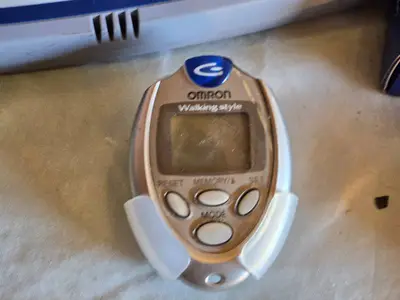 Medtronic CareLink Monitor, Omron Blood Pressure Monitor, Walking Style Pedometer, and Accessories - All Untested