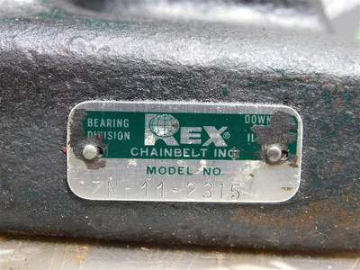 Rex 7N-11-2315 Take Up Block Spherical Roller Bearing 3.9375 in Bore Used