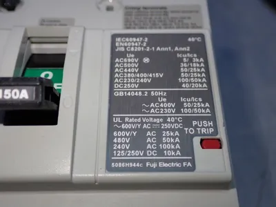 New | in-Stock FUJI ELECTRIC BW250RAGU3P150 Circuit Breakers | HGR 24 #731911