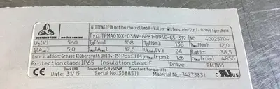USED WITTENSTEIN HAMBA SERVO MOTOR