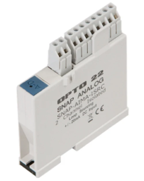 Opto 22 SNAP-AIMA-iSRC SNAP 2-Ch Iso -20 to +20 mA Analog Current Input Module [New]