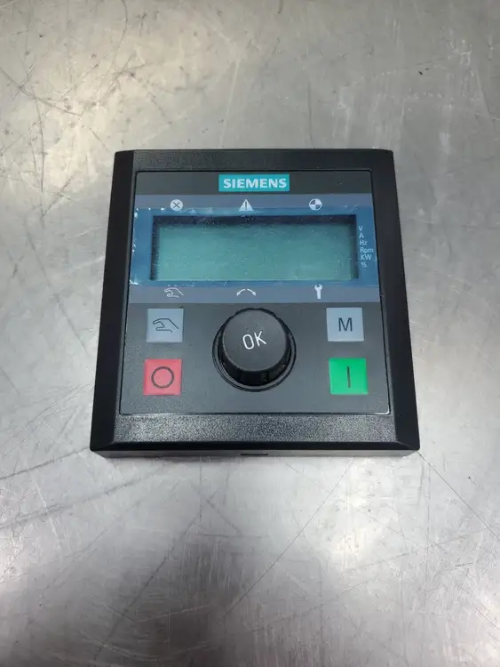 Used Siemens 6SL3 255-0VA00-4BA0 SINAMICS V20 Operator Panel Automation Control (HMI) South Carolina US | Palmetto Automation #1160118