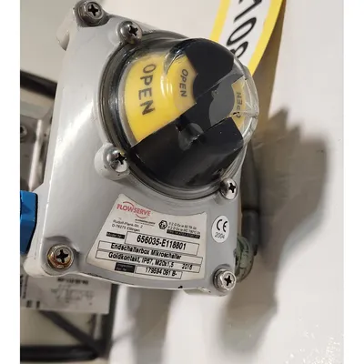 Used Jacob Tubing 10" (250mm) Dia Pneumatic Actuated Butterfly Valve Damper