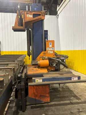 2" X 60' PEDDINGHAUS MODEL #1000/1B OCEAN AVENGER CNC STRUCTURAL BEAM DRILL LINE 2008: YOBRO #23978