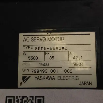 USED YASKAWA SGMG-55A2AC