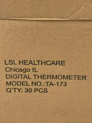 Lot of 30 LSL Healthcare Digital Thermometers Model TA-173 LOW Batteries
