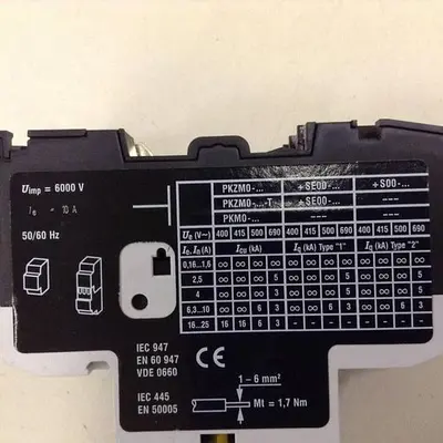 USED MOELLER PKZM0-10