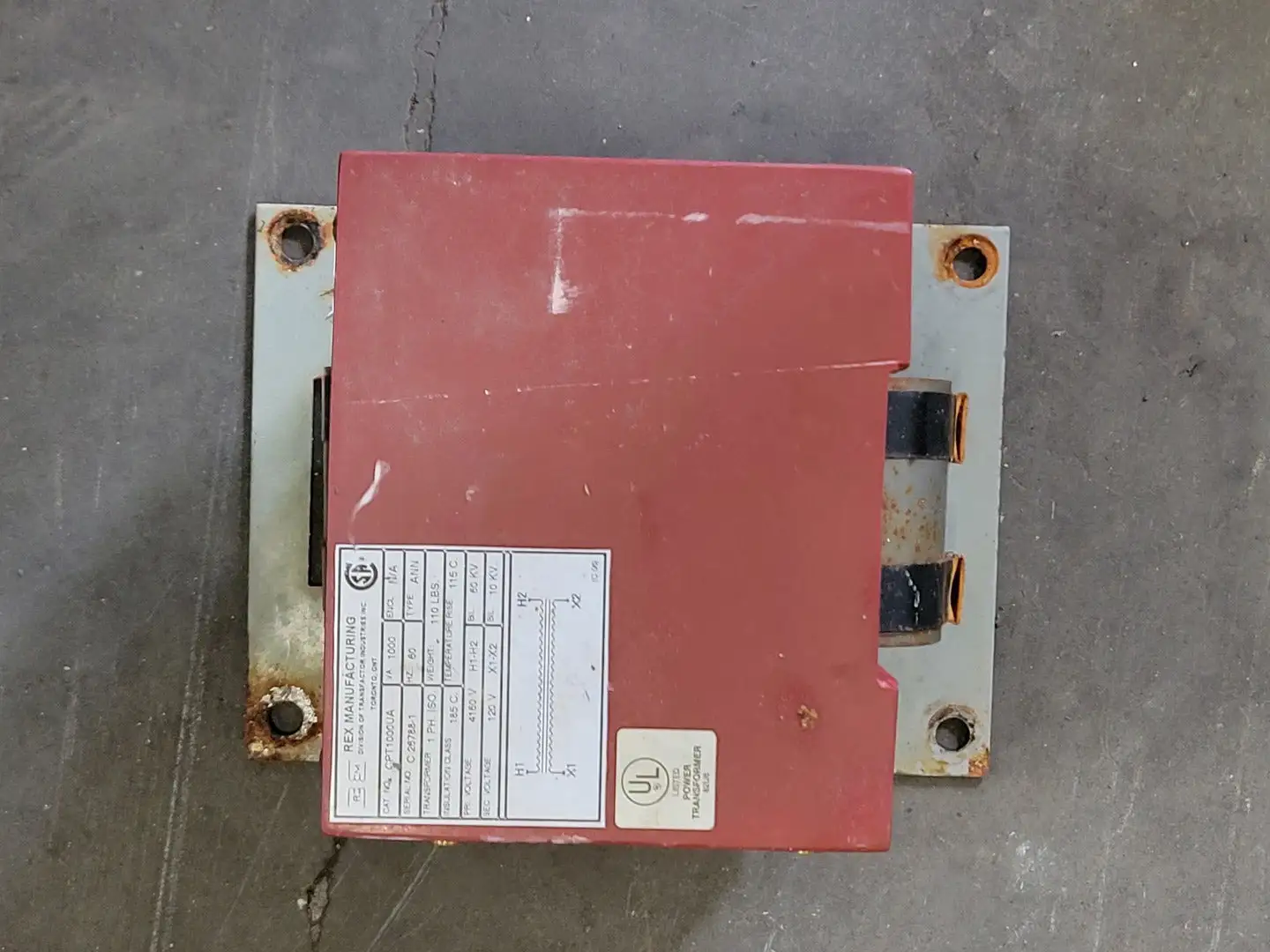 USED REX MANUFACTURING CPT1000UA