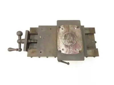 Milling Machine Sliding Dovetail Threaded Fixture Table 8"x12" With 10"x6" Added
