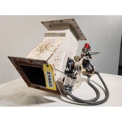 Used 8" Sq. Pneumatic Wye Line Diverter Valve