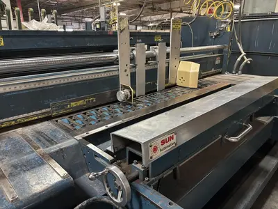66″ x 110″ MckInley 2 color Rotary Die Cutter