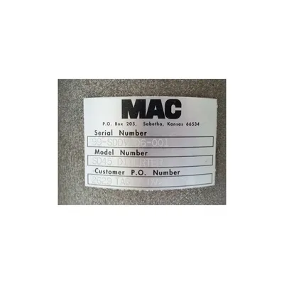 USED MAC EQUIPMENT SD45