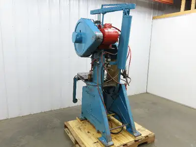 L&J No 18 Mechanical OBI Punch Press 18 Ton 2" Stroke 6" Throat 1.5Hp 3Ph
