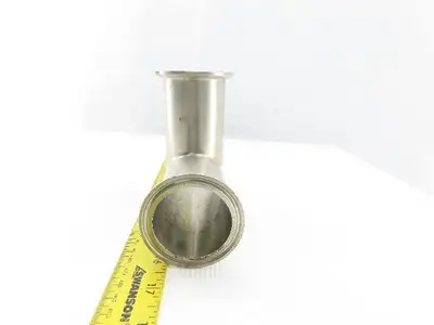 2" Flanged Stainless Steel Sanitary Tee