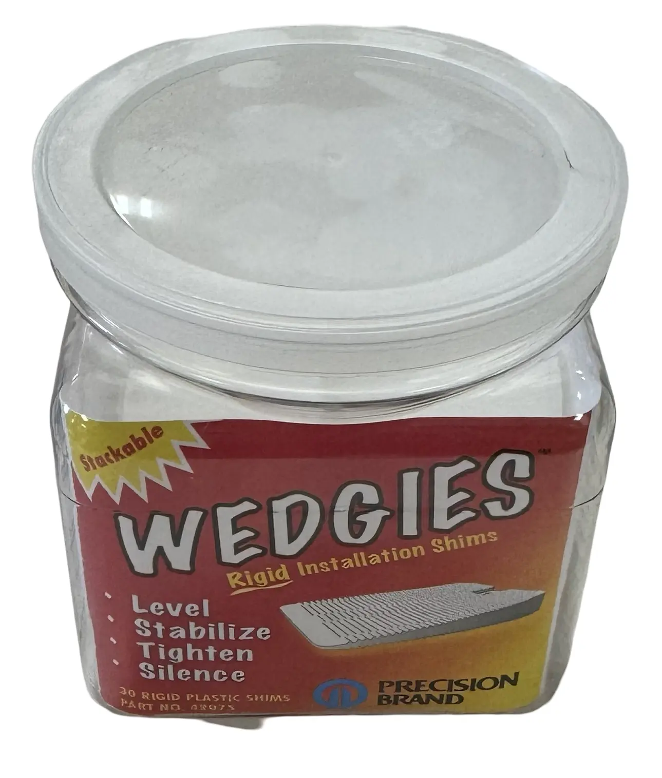 Precision Brand Wedgies Stackable Installation Shims 30 Pack 0.4 lb