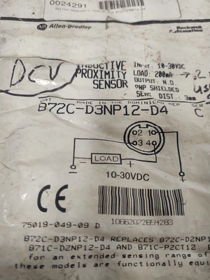 NEW Allen-Bradley 872C-D3NP12-D4