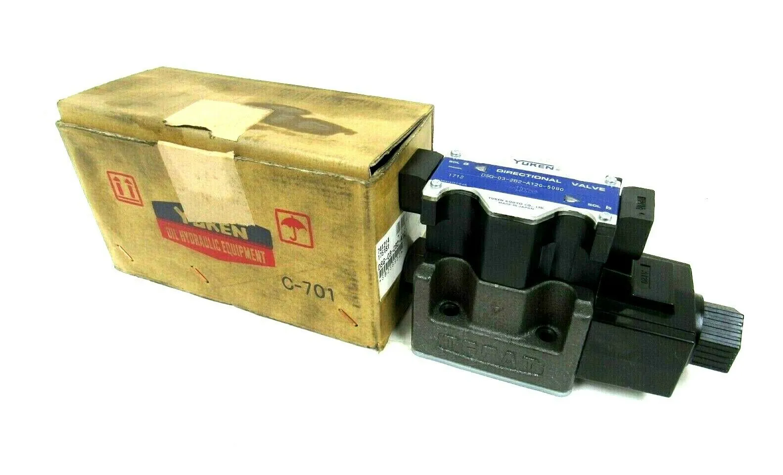 NEW YUKEN DSG-03-2B2-A120-5090 DIRECTIONAL VALVE DSG032B2A1205090