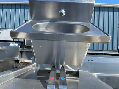 Used Eagle Used Eagle Stainless Steel Hands free Sink - SS147 Sinks Illinois US | Falcon Restaurant Supply #1375946