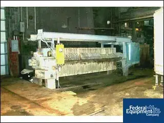 Used 1985 NETZSCH 48" Netzsch Filter Press, 66 Cu Ft Filter Presses Ohio US | Federal Equipment Company #129950