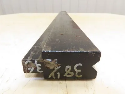 Press Brake Die 38-5/8" Long 90° V 3/8" W 3/16" D 1-3/4" H 1/2" Tang