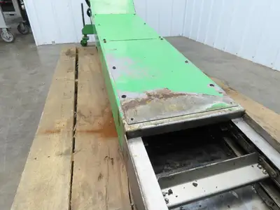 Tanaka Magnetic Chip Conveyor Scraper Chain w/Coolant Filter 14"W 112"L 220V 3PH
