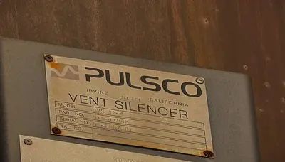 USED PULSCO VENT SILENCER