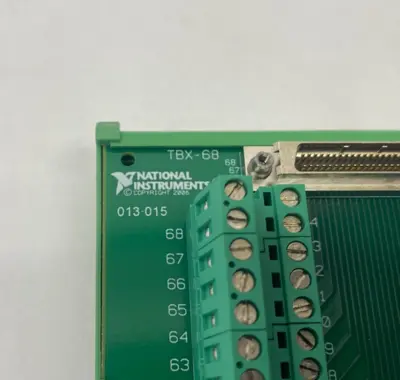 USED NATIONAL INSTRUMENTS 68-PIN FEMALE SCSI TO 68-PIN SCREW TERMINAL BOARD