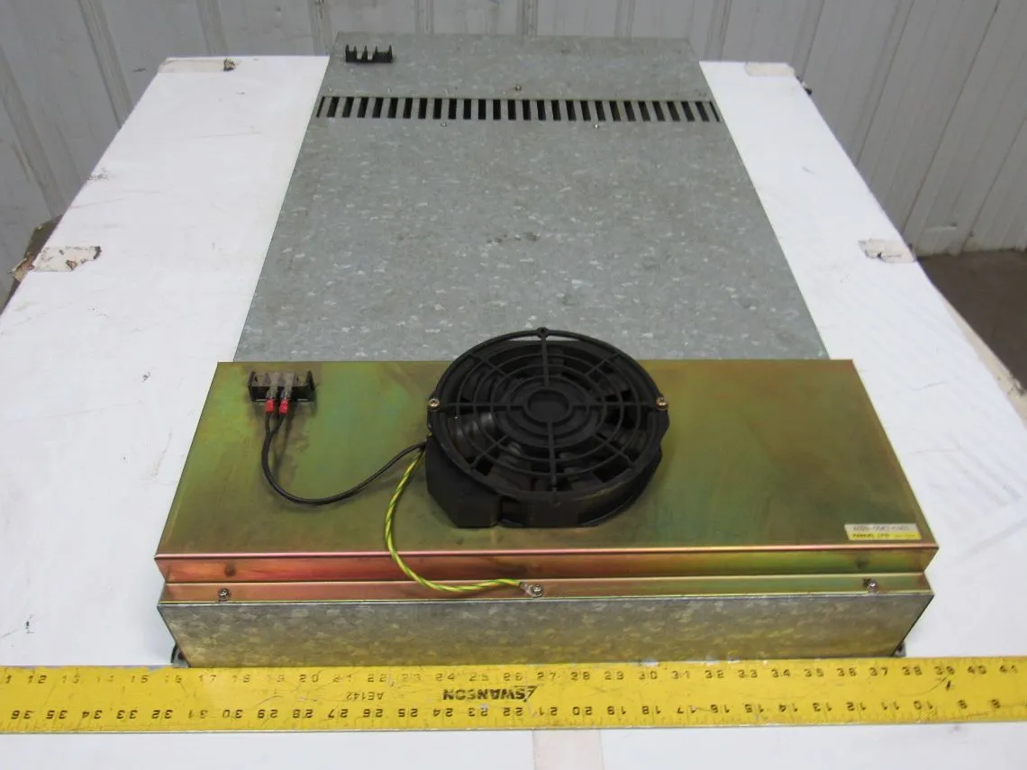 Fanuc A02B-0047-C907 38" x 21" External Panel Mount Fan Cooling Unit